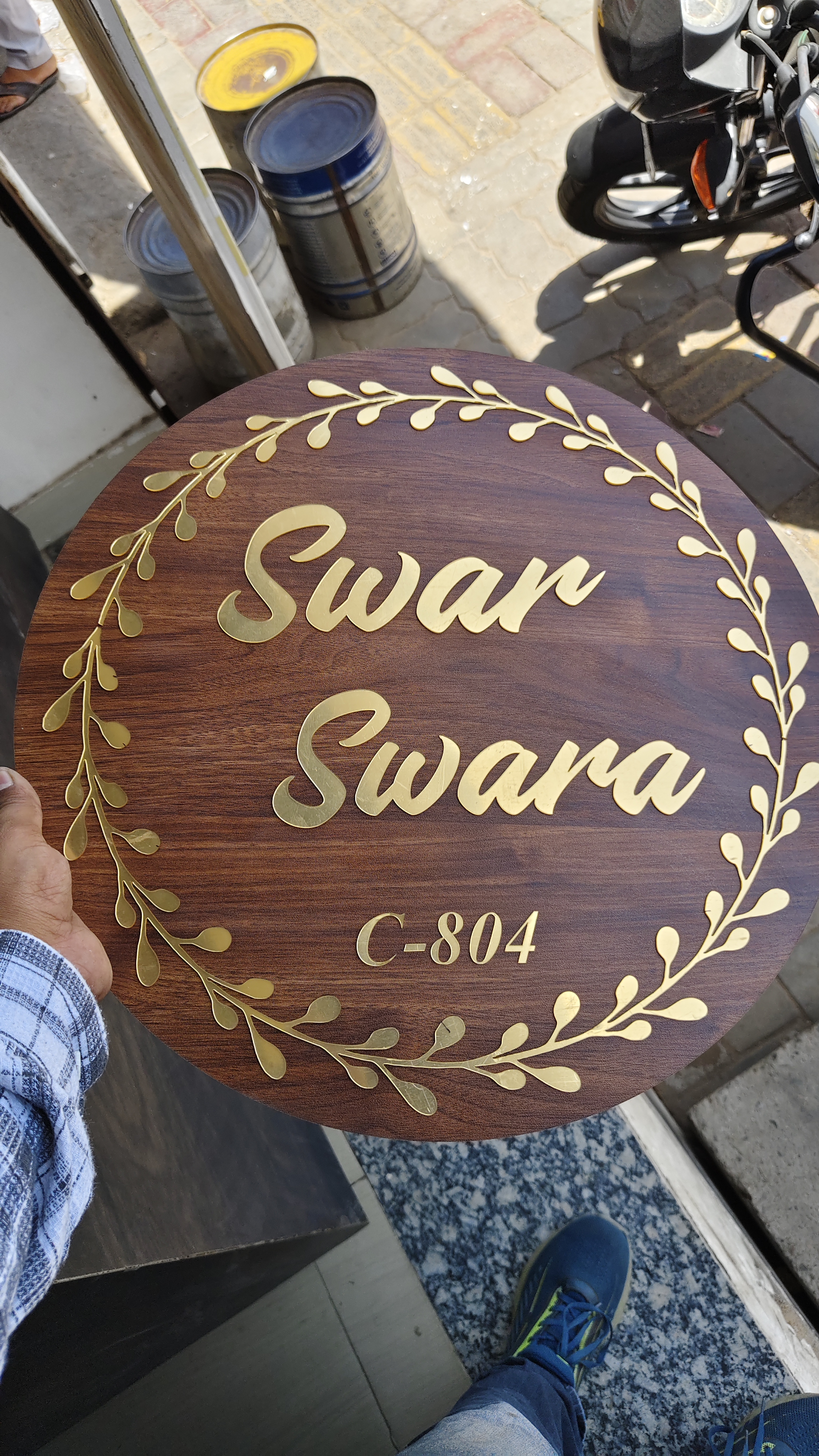 Acrylic name plate